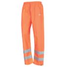 Site Huske Hi-Vis Over Trousers Elasticated Waist Orange 2X Large 28" W 32" L