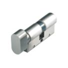 Cisa 2 Star 10-Pin Astral S Series 10-Pin Euro Cylinder & Thumbturn 45-45 (90mm) Nickel-Plated