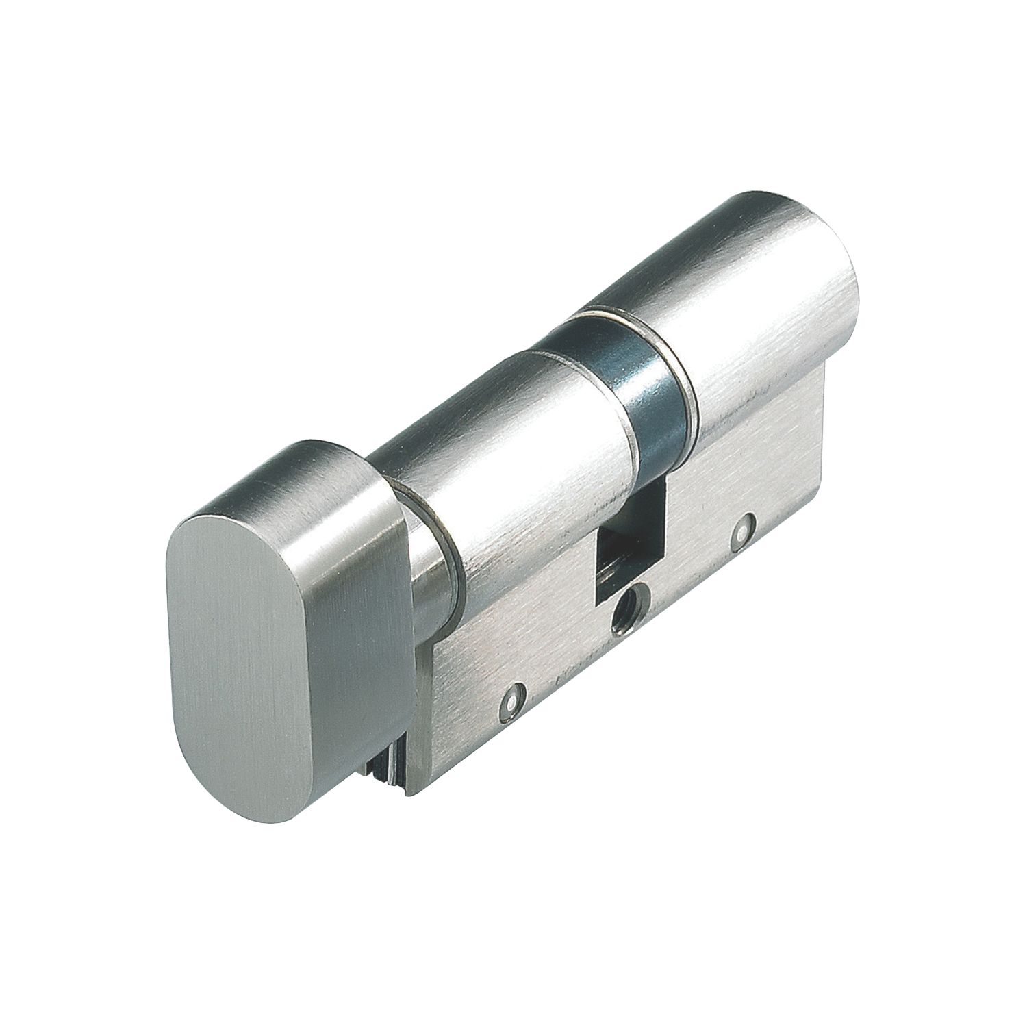 Cisa 2 Star 10-Pin Astral S Series 10-Pin Euro Cylinder & Thumbturn 45-45 (90mm) Nickel-Plated (2271P)
