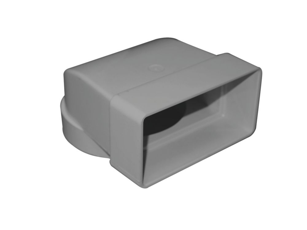 110mm x 54mm Flat Rectangular Ducting Connector. Join 2 lengths of ducting. - 4