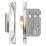 Eurospec  2 Lever Nickel-Plated Rebated Sashlock 64mm Case - 44mm Backset