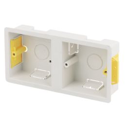 Appleby  1 + 1-Gang Dry Lining  Knockout Box 35mm