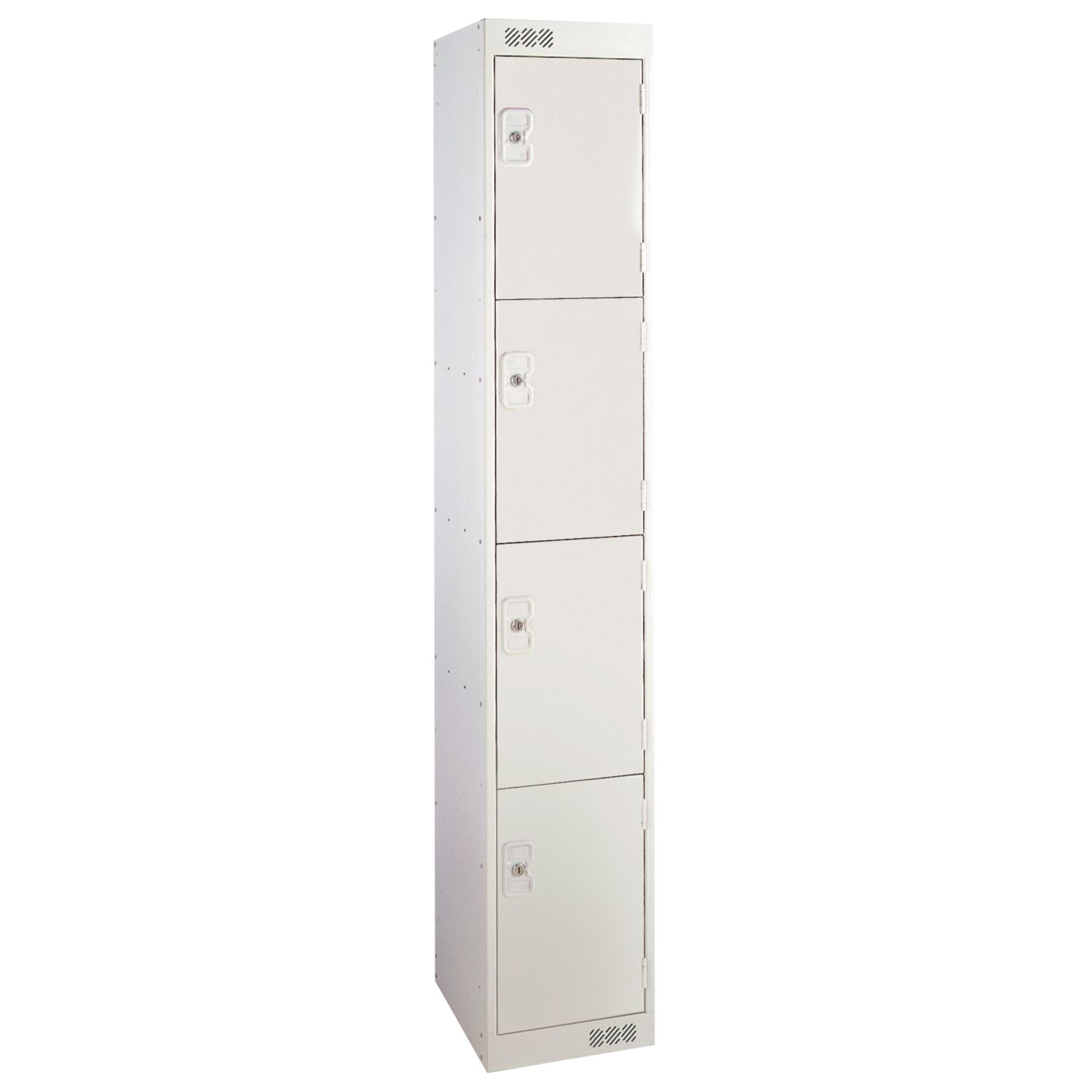 LinkLockers 4-Door Security Locker 1800mm x 300mm Grey (22789)