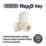 Hep2O  Plastic Push-Fit Adapting 90° Wall Plate Elbow 15mm x 1/2"