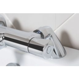 Bristan Artisan Exposed Dual Outlet Thermostatic Chrome-Plated Shower Mixer With Diverter