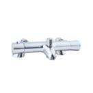 Bristan Artisan Exposed Dual Outlet Thermostatic Chrome-Plated Shower Mixer With Diverter