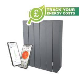 Masterplug Comfort 1000W Oil Wall-Mounted Oil-Filled Radiator Grey