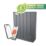 Masterplug Comfort 1000W Oil Wall-Mounted Oil-Filled Radiator Grey