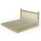 Forest Ultima Decking Kit with 1 x Balustrade 2.4m x 2.4m