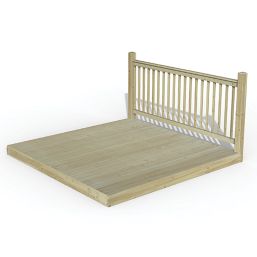 Forest Ultima Decking Kit with 1 x Balustrade 2.4m x 2.4m