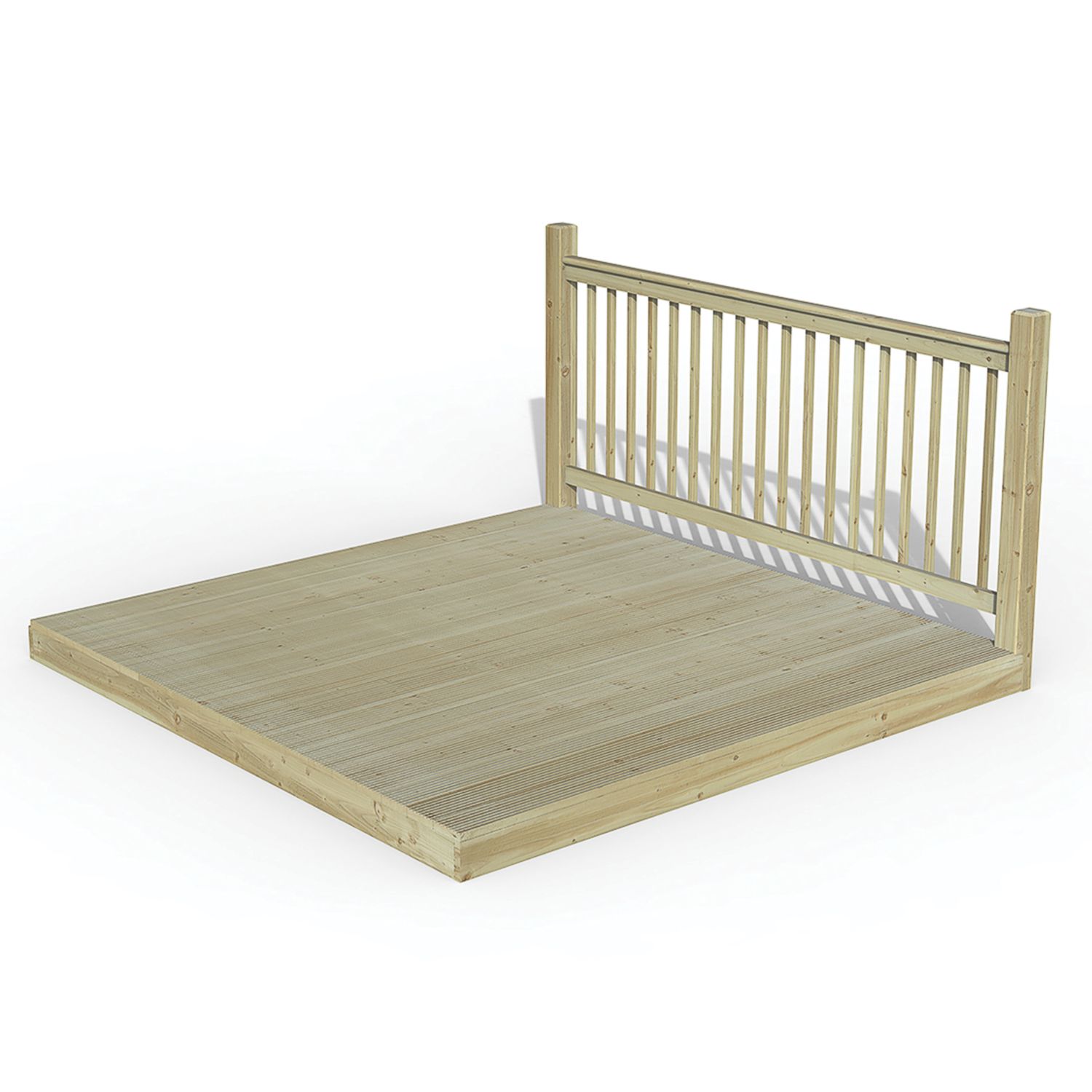 Forest Ultima Decking Kit with 1 x Balustrade 2.4m x 2.4m (227FL)