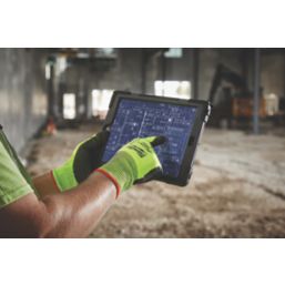 Milwaukee Hi-Vis Cut Level 5/E Gloves Fluorescent Yellow Medium