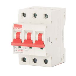 Contactum Defender 10A TP C Curve 3-Phase MCB