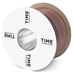Time RG6 Black 1-Core Round Coaxial Cable 50m Drum