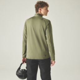 Dare 2B Fuse Up II Core Stretch Long Sleeve Base Layer T-Shirt Martini Olive  X Large 46.8" Chest