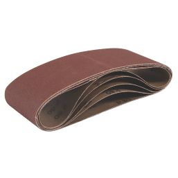 Titan  80 Grit Multi-Material Sanding Belt 610mm x 100mm 5 Pack