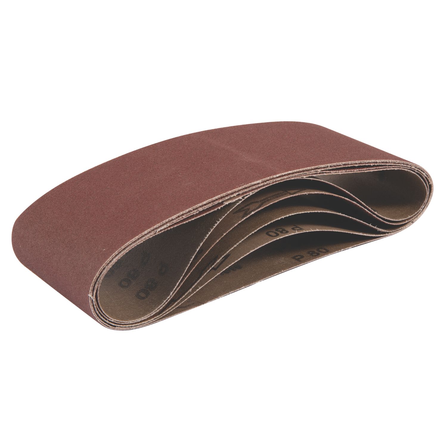 Titan 80 Grit Multi-Material Sanding Belts 610mm x 100mm 5 Pack (227PG)