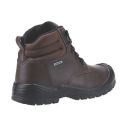Amblers 241 Size 4  Brown Waterproof Steel Toe Cap Safety Boots
