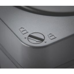 Knightsbridge  IP66 20AX 2-Gang 2-Way Weatherproof Outdoor Switch with LED