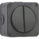 Knightsbridge  IP66 20AX 2-Gang 2-Way Weatherproof Outdoor Switch with LED