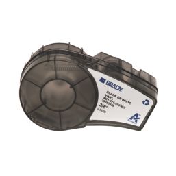 Brady 142800 Indoor Outdoor Vinyl Labels 9.53mm x 6.4m