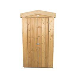 Forest  3' x 1' 6" (Nominal) Apex Shiplap Timber Garden Store