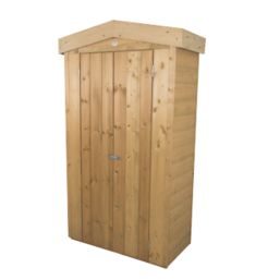 Forest  3' x 1' 6" (Nominal) Apex Shiplap Timber Garden Store