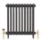 Arroll UK-28 15mm x 1/2" Antique Brass Angled Traditional Thermostatic Radiator Valve & Lockshield