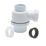 Euroflo  Universal Fixed Height Bottle Trap White 40mm