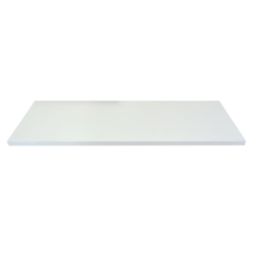 RB UK White Twin Slot Shelves 800mm x 300mm x 19mm 2 Pack