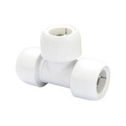 Hep2O  Plastic Push-Fit Equal Tee 28mm