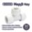 Hep2O  Plastic Push-Fit Equal Tee 28mm