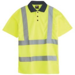 Pro RTX High Visibilty  Polo Shirt Yellow 3X Large 56" Chest