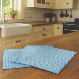 L-PRO All Purpose Non-Woven Cleaning Cloths Blue 30cm x 38cm 50 Pack