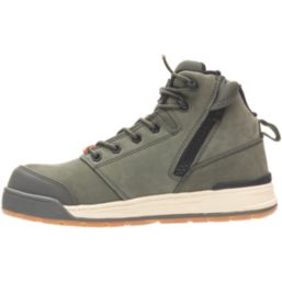 Hard Yakka 3056 Size 10  Olive Water-Resistant  Safety Boots