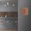 Varilight  45A 1-Gang 2-Pole Cooker Switch Brushed Bronze