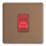 Varilight  45A 1-Gang 2-Pole Cooker Switch Brushed Bronze