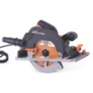 Evolution R185CCSX 1600W 185mm  Electric Multi-Material Circular Saw & Track 220-240V