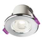 Knightsbridge CFR Fixed  Fire Rated LED Downlight Polished Chrome 5W 570lm