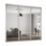 Spacepro Shaker 3-Door Sliding Wardrobe Door Kit Cashmere Frame Mirror Panel 2592mm x 2260mm