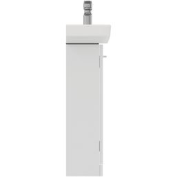 Ideal Standard i.life S Floorstanding Washbasin Unit with Chrome Handle & Basin Matt White 410mm x 205mm x 845mm