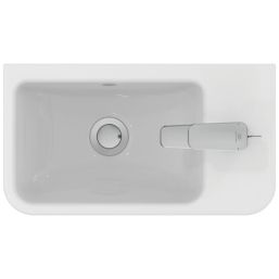 Ideal Standard i.life S Floorstanding Washbasin Unit with Chrome Handle & Basin Matt White 410mm x 205mm x 845mm