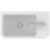 Ideal Standard i.life S Floorstanding Washbasin Unit with Chrome Handle & Basin Matt White 410mm x 205mm x 845mm