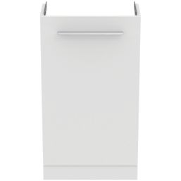 Ideal Standard i.life S Floorstanding Washbasin Unit with Chrome Handle & Basin Matt White 410mm x 205mm x 845mm