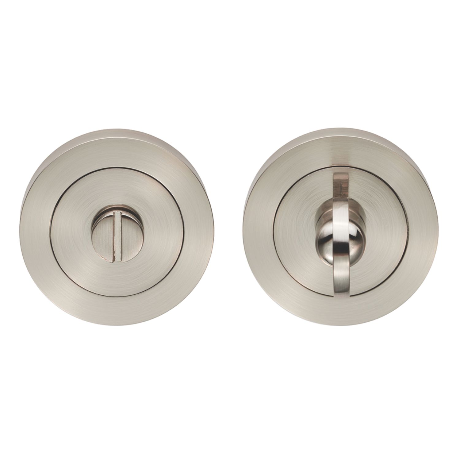 Carlisle Brass Standard WC Thumbturn Set Satin Nickel 50mm (228JA)