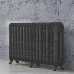 Arroll 597mm x 1009mm 5325BTU Black Cast Iron 2 Column Radiator