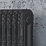 Arroll Daisy 597/15-9005 2-Column Cast Iron Radiator 597mm x 1009mm Black 5325BTU