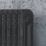 Arroll 597mm x 1009mm 5325BTU Black Cast Iron 2 Column Radiator