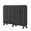 Arroll 597mm x 1009mm 5325BTU Black Cast Iron 2 Column Radiator
