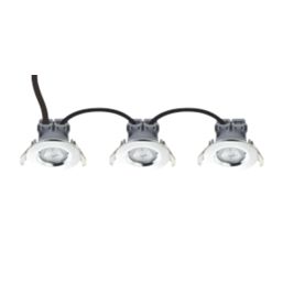 LAP  Fixed  LED Downlights Chrome 4.5W 420lm 10 Pack